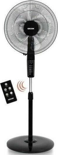 Ανεμιστήρας Kerosun KFS01-16JR Ορθοστάτης 60W Διαμέτρου 40cm Μαύρο