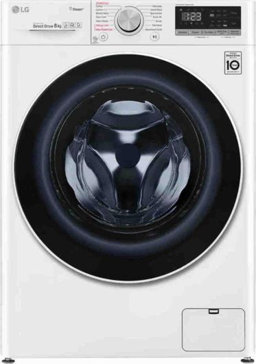 Πλυντήριο Ρούχων LG F4WV508S0E Inverter Direct Drive 8kg με Ατμό 1400 Στροφών