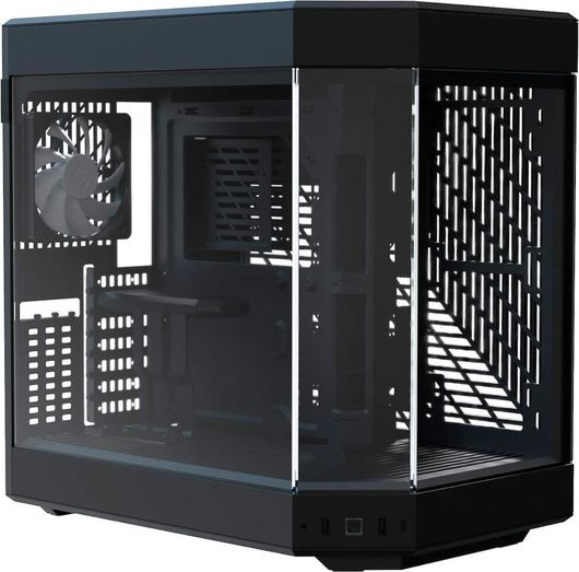 Gaming Κουτί Υπολογιστή HYTE Y60 Midi Tower με Πλαϊνό Παράθυρο Μαύρο