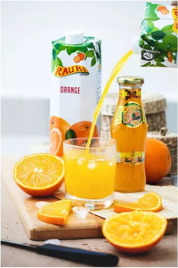 Πίνακας Refreshing Orange Juice Δροσιστικός Χυμός Πορτοκαλιού 100x150cm