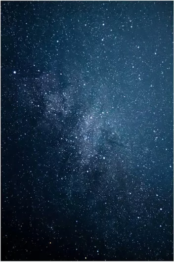 Πίνακας Starry Night Sky Έναστρος Νυχτερινός Ουρανός 40x50cm