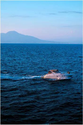 Πίνακας Yacht on the Open Sea Γιοτ στην ανοιχτή θάλασσα 20x30cm
