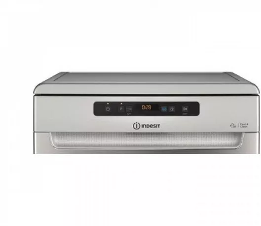 Πλυντήριο Πιάτων Indesit Ελεύθερο για 14 Σερβίτσια 60x85cm Inox