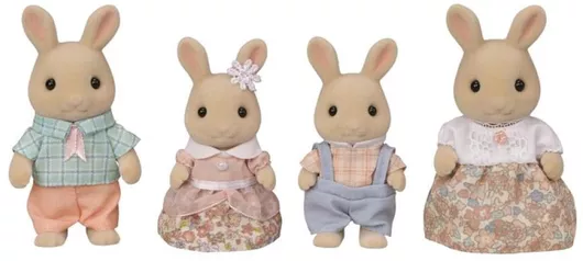 Epoch Toys Παιχνίδι Μινιατούρα Milk Rabbit Family Sylvanian Families για 3+ Ετών 8εκ.