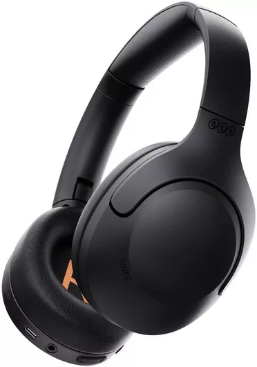 QCY H3 Lite ANC Ασύρματα/Ενσύρματα Over Ear Ακουστικά με 60 ώρες Λειτουργίας Μαύρο