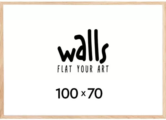 Φυσική Κορνίζα 100x70 από ξύλο Αγιούς