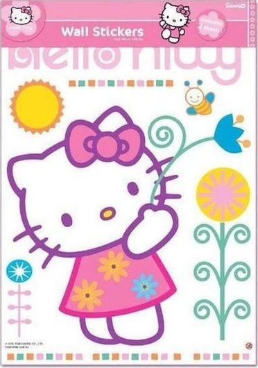 Παιδικό Διακοσμητικό Αυτοκόλλητο Τοίχου Ango Hello Kitty XL