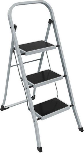 Σκάλα Αλουμινίου Ankor Σκάλα Μεταλλική με 3 Σκαλοπάτια 105cm