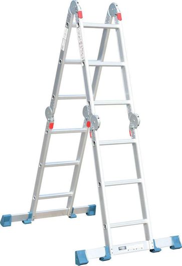 Πολυμορφική Σκάλα Bormann Pro BHL5050 Αλουμινίου 4x4 με Μέγιστο Ύψος 4.7m