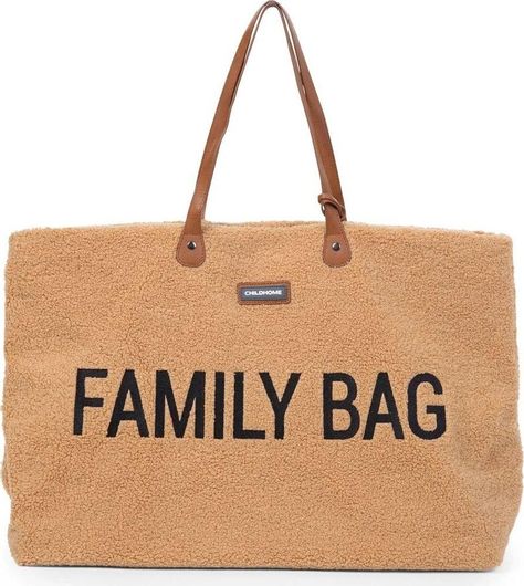Τσάντα-Αλλαξιέρα Childhome Ώμου / Χειρός Family Teddy 55x18x40cm Μπεζ