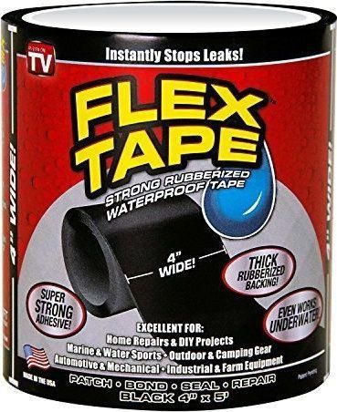 Μονωτική Ταινία Flex Seal 100mm x 1.5m Flex Tape Μαύρο