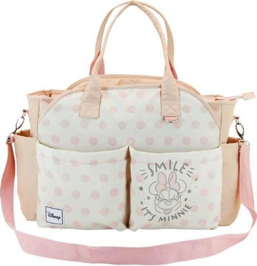 Τσάντα-Αλλαξιέρα Karactermania Minnie Mouse Ώμου / Χειρός 44x32x17cm Ροζ