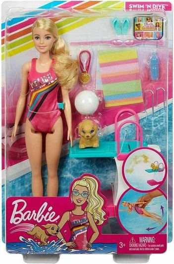 Barbie DreamHouse Adventures Κολυμβήτρια για 3+ Ετών