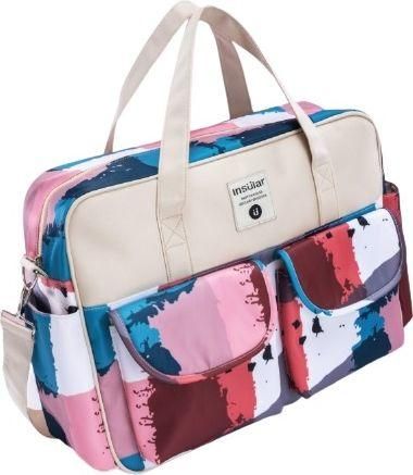 Τσάντα-Αλλαξιέρα Insular 19296 Ώμου / Χειρός 39x12.5x29cm Πολύχρωμη