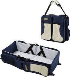 Τσάντα-Κρεβατάκι Baby Kindom Ώμου / Χειρός Μπλε