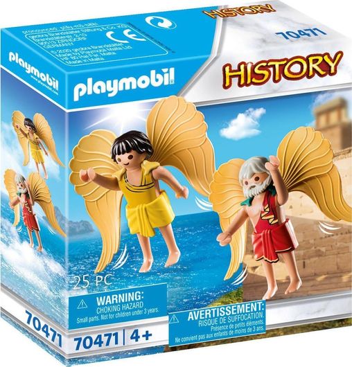 Playmobil History Ο Δαίδαλος & ο Ίκαρος για 4+ Ετών #70471