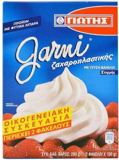 Κρέμα Σαντιγί Γιώτης Garni με Γεύση Βανίλια 200gr