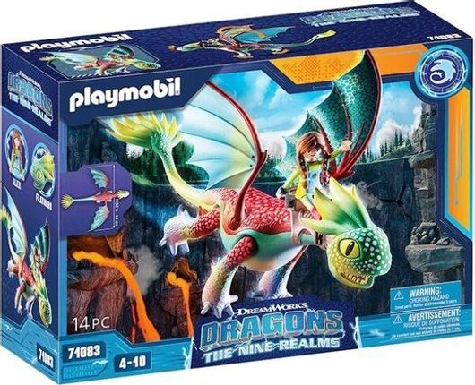 Playmobil Dragons The Nine Realms - Feathers και Alex για 4+ Ετών #71083