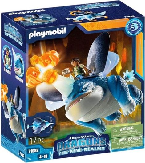 Playmobil Dragons The Nine Realms - Plowhorn & D'Angelo για 4-10 ετών