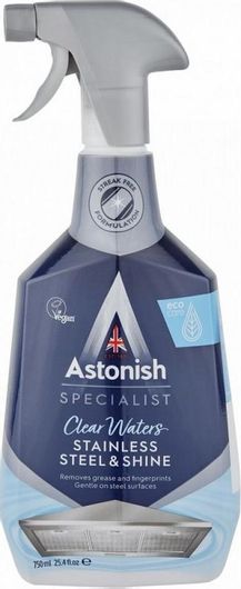 Astonish Καθαριστικό Inox Εστιών Stainless Steel & Shine Spray 750ml