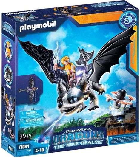 Playmobil Dragons The Nine Realms - Thunder & Tom για 4+ Ετών #71081
