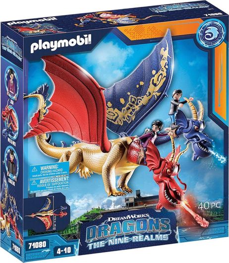 Playmobil Dragons The Nine Realms - Οι Wu & Wei με την Jun για 4+ Ετών