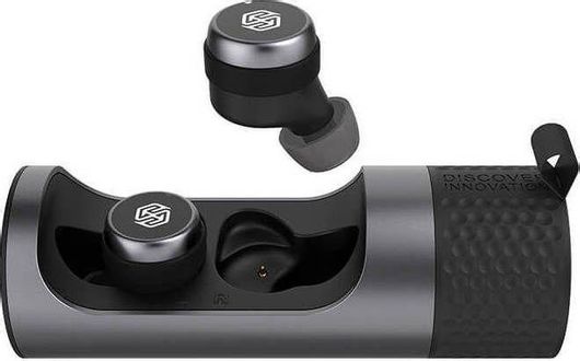 Bluetooth Handsfree Nillkin GO TWS4 In-ear με Θήκη Φόρτισης Γκρι