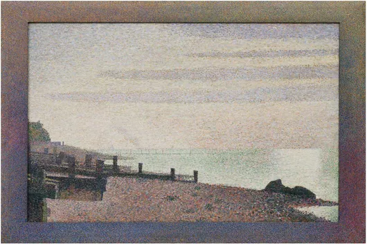 Πίνακας Georges-Pierre Seurat - Honfleur, un soir, embouchure de la Seine 180x120cm