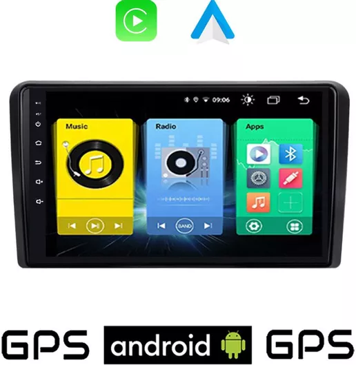 Οθόνη Αυτοκίνητου Android Suzuki Vitara (1998 - 2005) με GPS Wi-Fi (Ηχοσύστημα Αφής 9" Ιντσών  Youtube Playstore MP3 USB Radio Bluetooth Mirrorlink Εργοστασιακή, 4X60W, Aux)