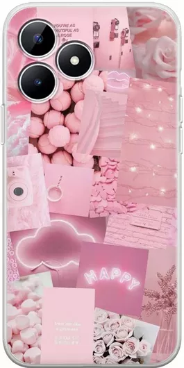 Θήκη Κινητού Back Cover για Realme Note 50 - Flexible TPU - Aesthetic Pink
