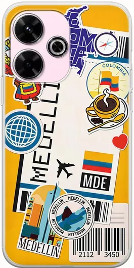 Θήκη Κινητού Back Cover για Xiaomi Poco M6 4G - Flexible TPU - Ticket To Medellin