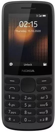 Κινητό Απλής Χρήσης Nokia 215 Dual SIM (64MB/128MB) με Κουμπιά Μαύρο