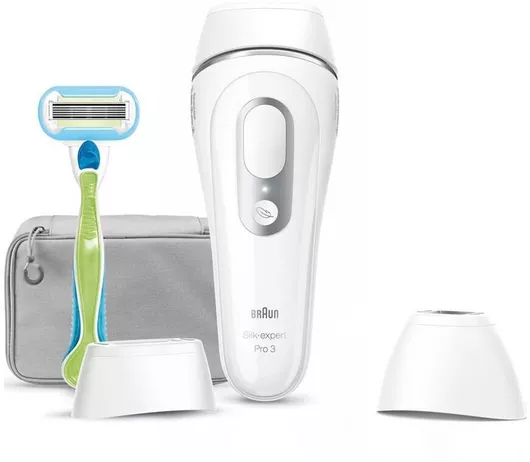 Σετ Αποτρίχωσης Laser Braun Silk-expert Pro 3 για Πρόσωπο, Σώμα & Μπικίνι PL 3122