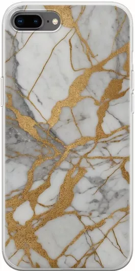 Θήκη Κινητού Back Cover για Apple iPhone 8 Plus - Flexible TPU - The Marble Collection - Elegance