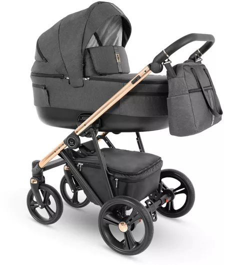 Καρότσι Μωρού Camarelo Belagio Ρυθμιζόμενο 2 σε 1 Γκρι