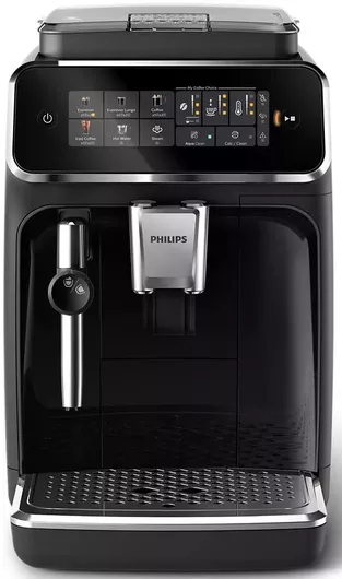 Philips Series 3300 Αυτόματη Μηχανή Espresso 1500W Πίεσης 15bar με Μύλο Άλεσης Μαύρη