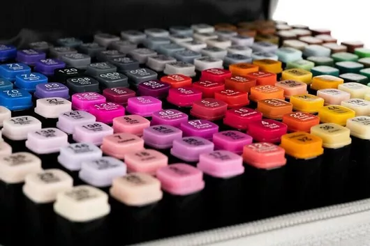 Σετ Μαρκαδόροι Ζωγραφικής 168 τεμάχια διπλής όψης board & fine + Θήκη μεταφοράς