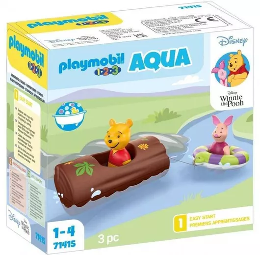 Playmobil 123 Ο Γουίνι και το Γουρουνάκι Πάνε Βαρκάδα για 12+ Μηνών #71415