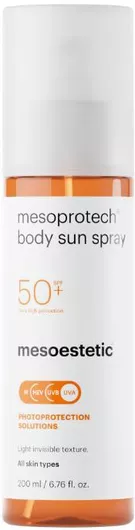 Αντηλιακό Σώματος Mesoestetic Mesoprotech Αδιάβροχο SPF50 σε Spray 200ml