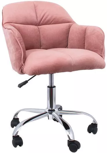 Καρέκλα Γραφείου με Μπράτσα 1819 Ροζ Fylliana