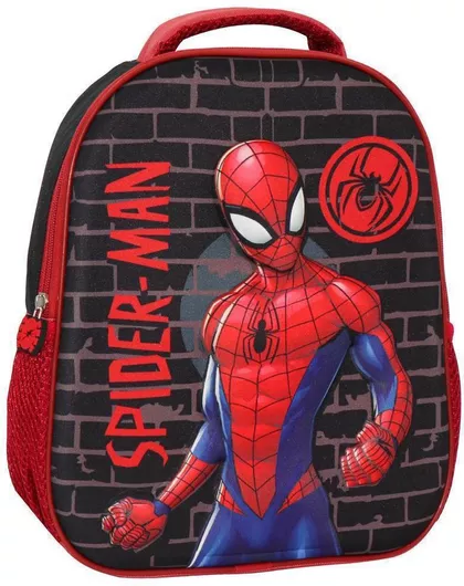 Σχολική Τσάντα Πλάτης Νηπιαγωγείου Must Spiderman 26x10x32cm Πολύχρωμο