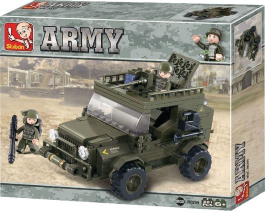Τουβλάκια Sluban Army: Off Road Vehicle για 6+ Ετών 221τμχ