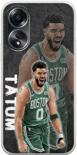 Θήκη Κινητού Back Cover για Oppo A58 4G - Flexible TPU - NBA Stars - Jason Tatum