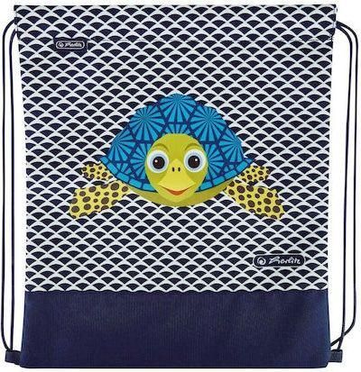Παιδική Τσάντα Herlitz Cute Turtle  Πουγκί Μπλε 36.5εκ.