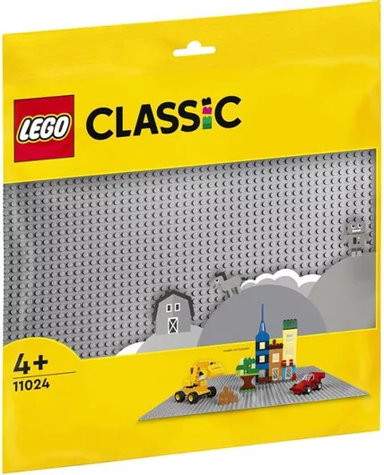 Lego Classic: Gray Baseplate για 4+ Ετών #11024