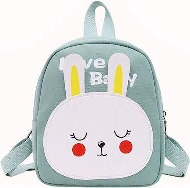 Παιδική Τσάντα Kindergarten Κουνέλι 24x10x20cm Πράσινο