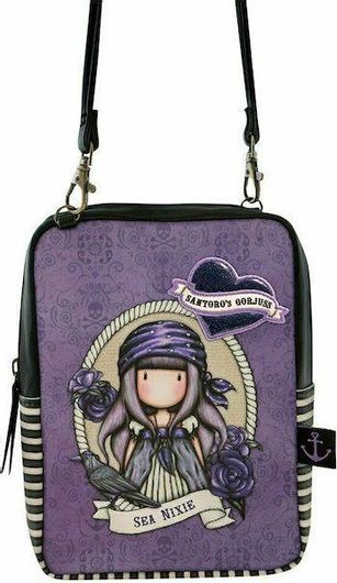 Παιδική Τσάντα Ώμου Santoro Gorjuss Υφασμάτινη Μοβ