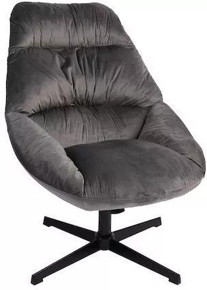  Πολυθρόνα ArteLibre Chantieri 94x71x83cm Γκρι