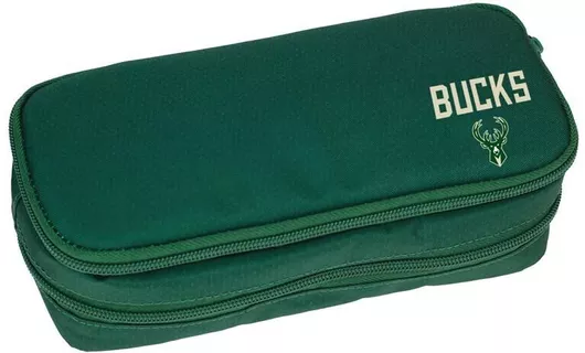Σχολική Κασετίνα NBA Bucks με 1 Θήκη Πράσινο