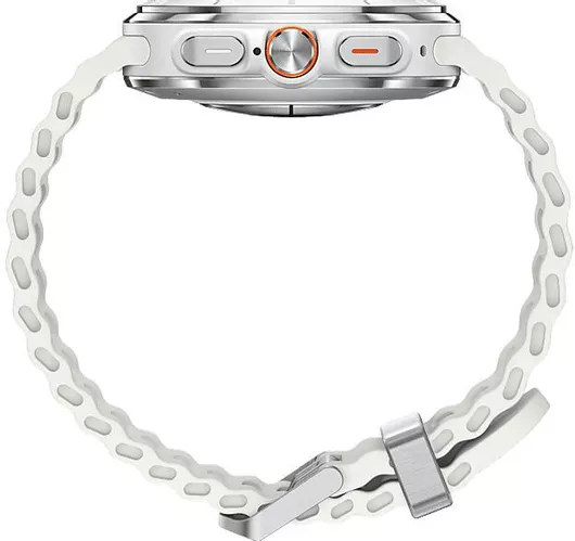 Samsung Galaxy Watch Ultra Titanium 47mm Αδιάβροχο με eSIM & Παλμογράφο Titanium White